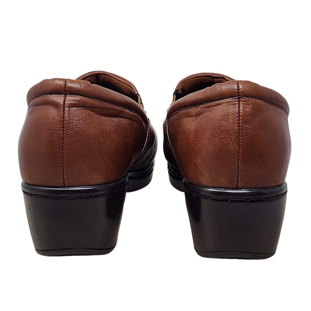 Cloudwalkers Clogs 11W Womens Barrow Brown Slip On Comfort Work Shoes Nursing - Picture 5 of 14